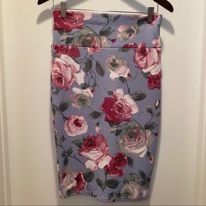 Vivienne Grace Floral Pencil Skirt Medium